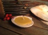 Sea Shell Beeswax Candle (BCSx)