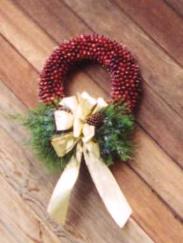 Cranberry Wreath